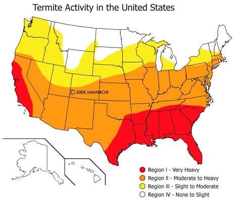 termite map of usa